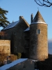 Château  de Brancion tour du logis de Beaufort