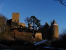 Château  de Brancion hiver
